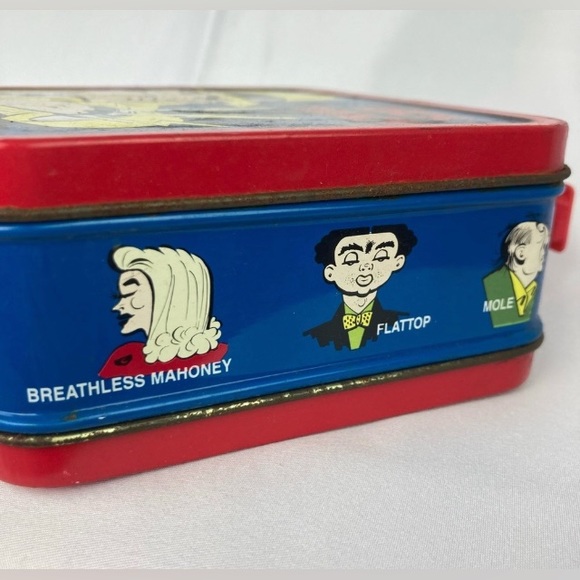 Vintage Dick Tracy Graphic Tin Lunchbox 1998 Collectible Hobbies - Picture 4 of 6